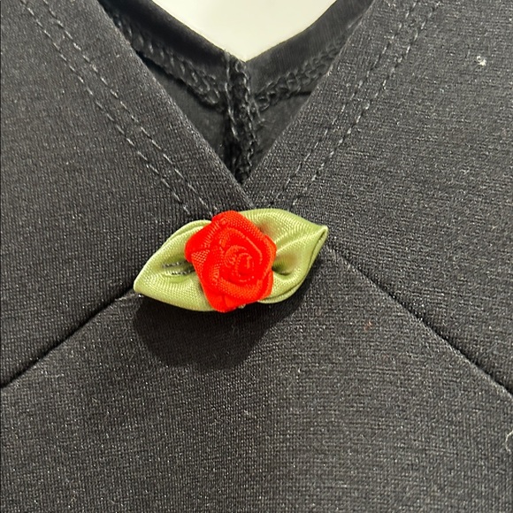 Delia’s Black Sleeveless mini dress with Floral embroidered hem plus size 3X - Picture 3 of 8